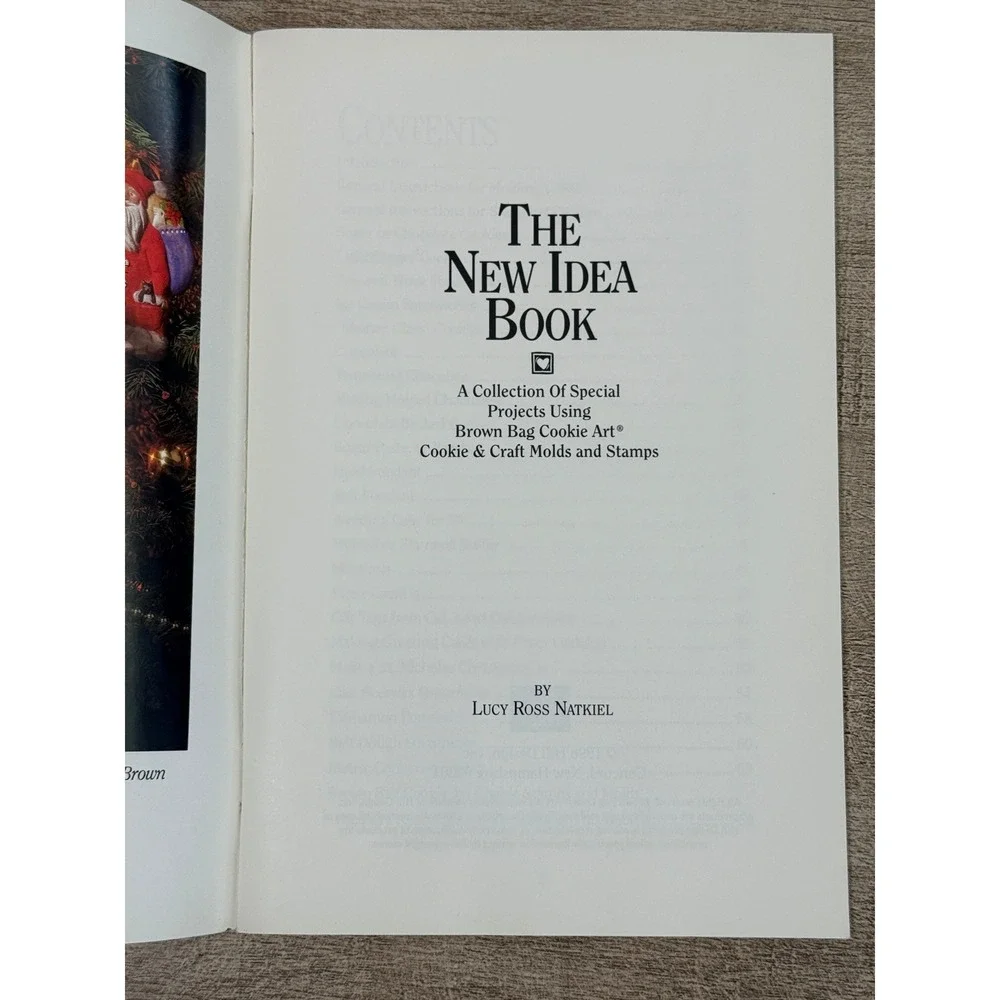 Brown Bag Cookie Art The New Idea Book 1996 Lucy Ross Natkiel Craft Stamp Mold